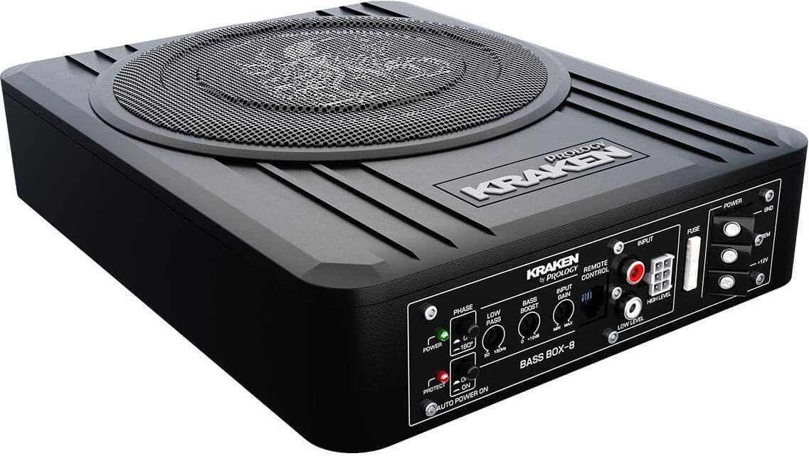 Сабвуфер автомобильный Prology Box-8 100Вт активный (20см/8") - фото 4