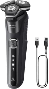 Бритва роторная Philips S5898/35 реж.эл.:3 питан.:аккум. черный/серый - фото 5