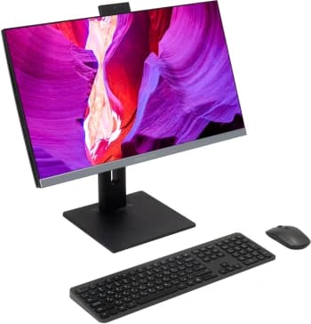 Моноблок Digma Pro Unity 23.8" Full HD i7 1255U (1.7) 16Gb SSD512Gb Iris Xe Windows 11 Pro GbitEth WiFi BT 90W клавиатура мышь Cam серый 1920x1080 - фото 5