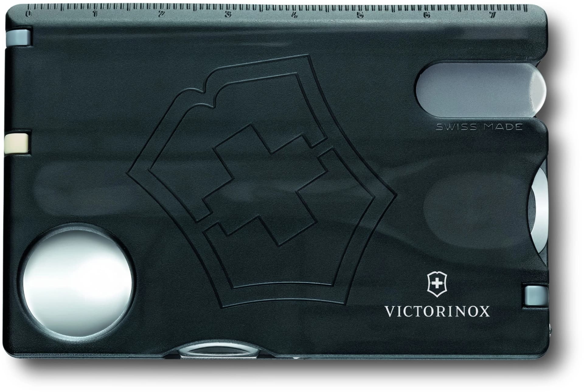 Швейцарская карта Victorinox Swiss Card Nailcare (0.7240.T3) черный полупрозрачный коробка подарочная