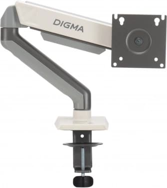 Кронштейн для мониторов ЖК Digma D-MM101 серый 17"-32" макс.9кг крепление к столешнице поворот и наклон - фото 2