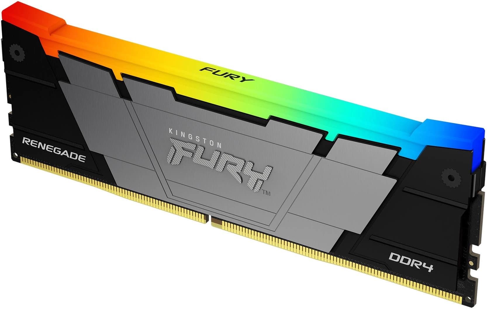 Память DDR4 8GB 4000MHz Kingston KF440C19RB2A/8 Fury Renegade RGB RTL Gaming PC4-32000 CL19 DIMM 288-pin 1.35В с радиатором Ret - фото 4