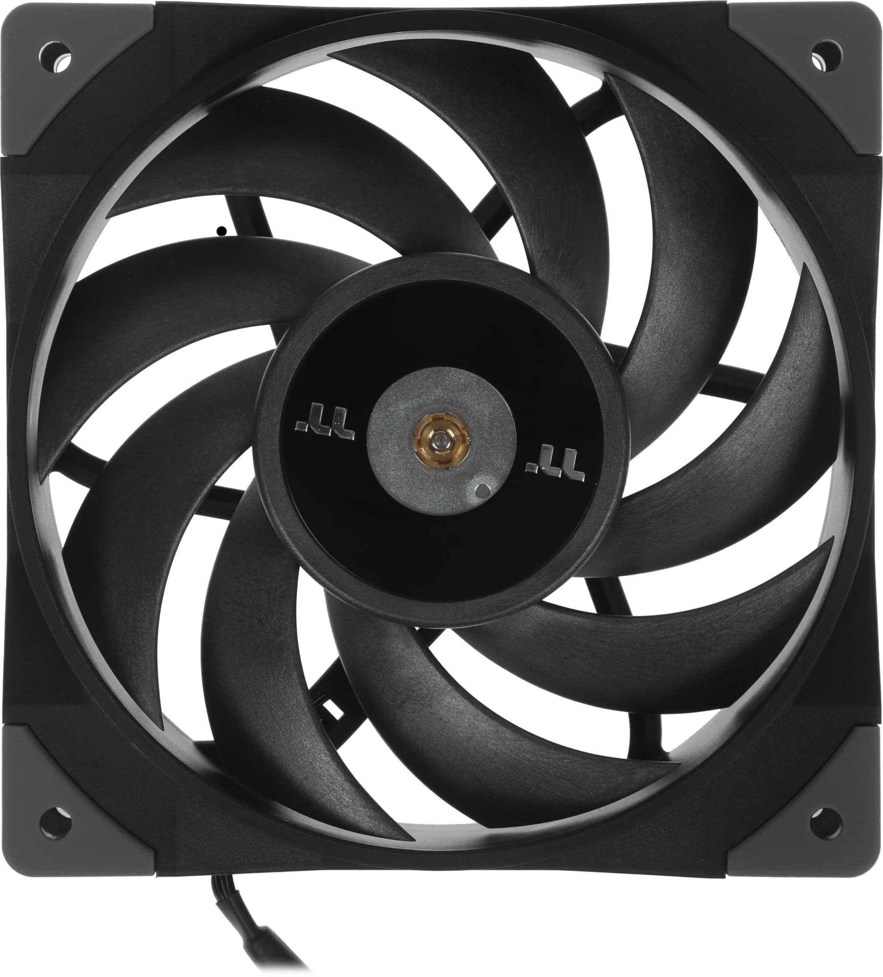 Вентилятор для корпуса Thermaltake Toughfan 12 120х120x25 черный 4-pin 22.3дБ (CL-F117-PL12BL-A) Ret