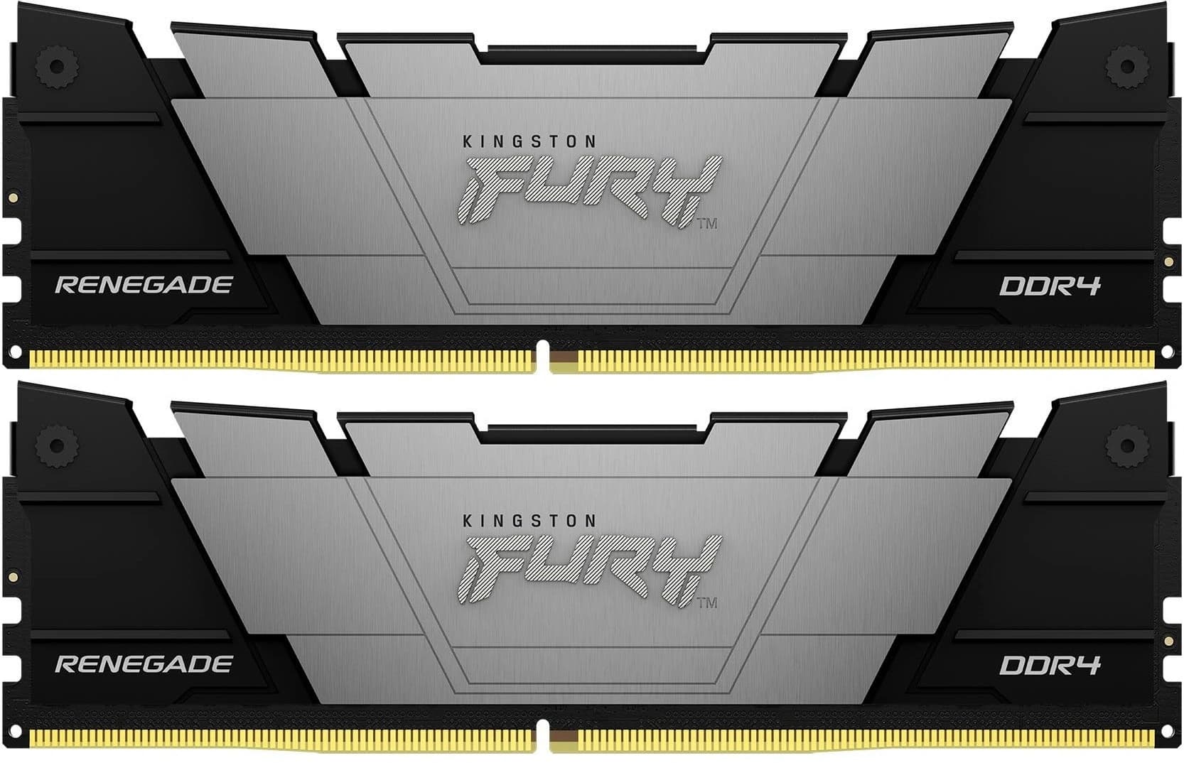 Память DDR4 2x8GB 4266MHz Kingston KF442C19RB2K2/16 Fury Renegade Black RTL Gaming PC4-34100 CL19 DIMM 288-pin 1.4В single rank с радиатором Ret