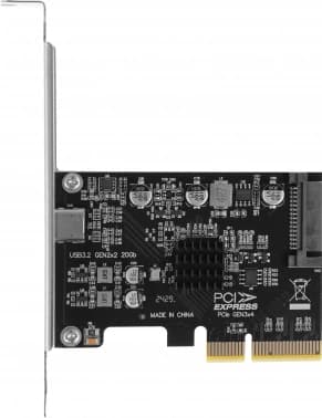 Контроллер PCI-E ASM3242 1xUSB3.1 Type-C Bulk - фото 5