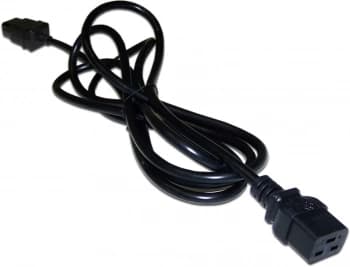 Шнур питания Lanmaster LAN-PP19/20-0.5-BK C19-C20 проводник.:3x1.5мм2 0.5м 250В 16А черный - фото 2