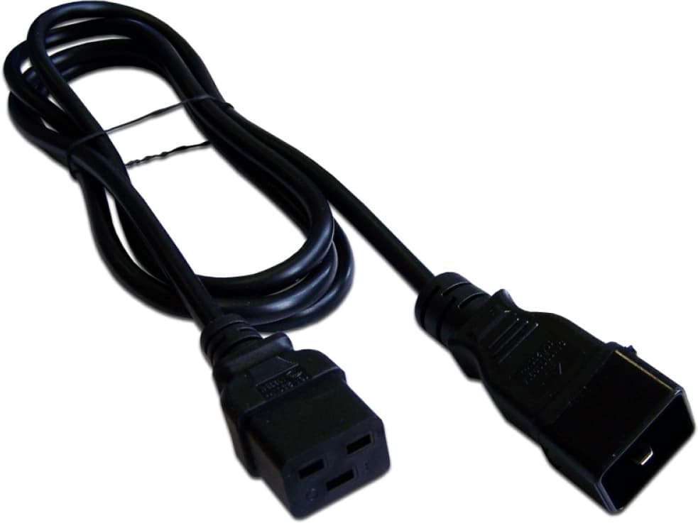 Шнур питания Lanmaster LAN-PP19/20-0.5-BK C19-C20 проводник.:3x1.5мм2 0.5м 250В 16А черный - фото 4