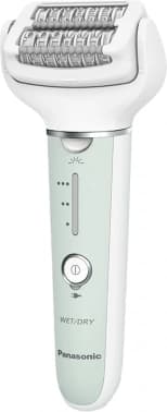 Эпилятор Panasonic ES-EY70-G520 скор.:3 насад.:4 от аккум. белый/зеленый - фото 2