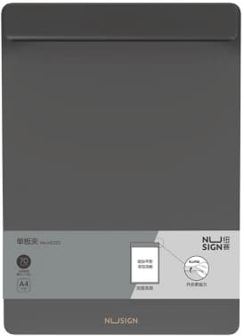 Папка-планшет Deli Nusign NS501BLACK A4 пенополипропилен черный - фото 2