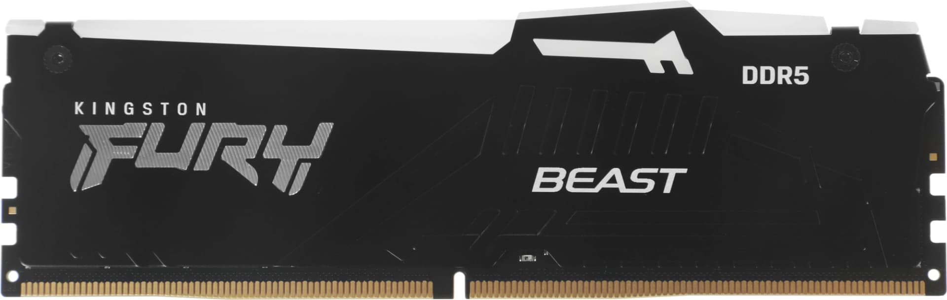 Память DDR5 32GB 6000MHz Kingston KF560C36BBEA-32 Fury Beast Black Expo RGB RTL Gaming PC5-48000 CL36 DIMM 288-pin 1.35В kit dual rank с радиатором Ret - фото 3