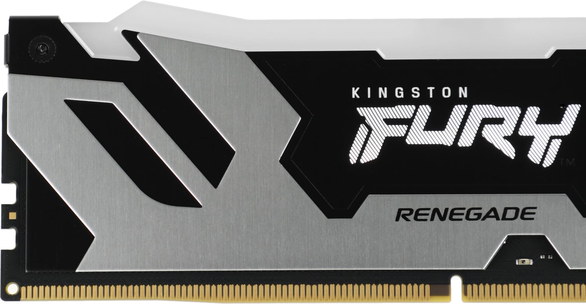 Память DDR5 24GB 7200MHz Kingston KF572C38RSA-24 Fury Renegade Silver/Black RGB RTL Gaming PC5-57600 CL38 DIMM 288-pin 1.45В single rank с радиатором Ret - фото 4
