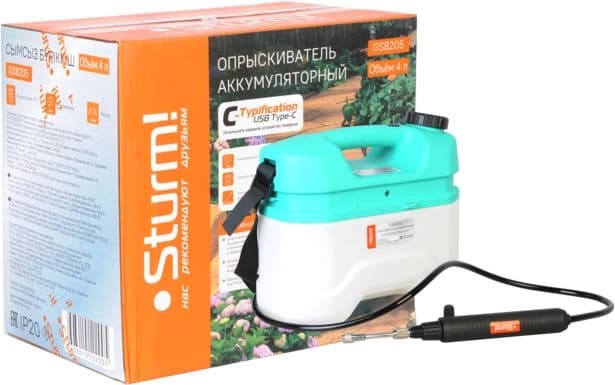 Опрыскиватель Sturm! GS8205 аккум. наплеч. 4л голубой - фото 3