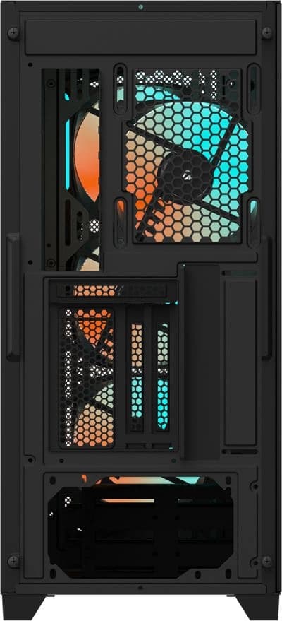 Корпус Gigabyte GB-C301G черный без БП ATX 3x120mm 5x140mm 2xUSB3.0 audio bott PSU - фото 5