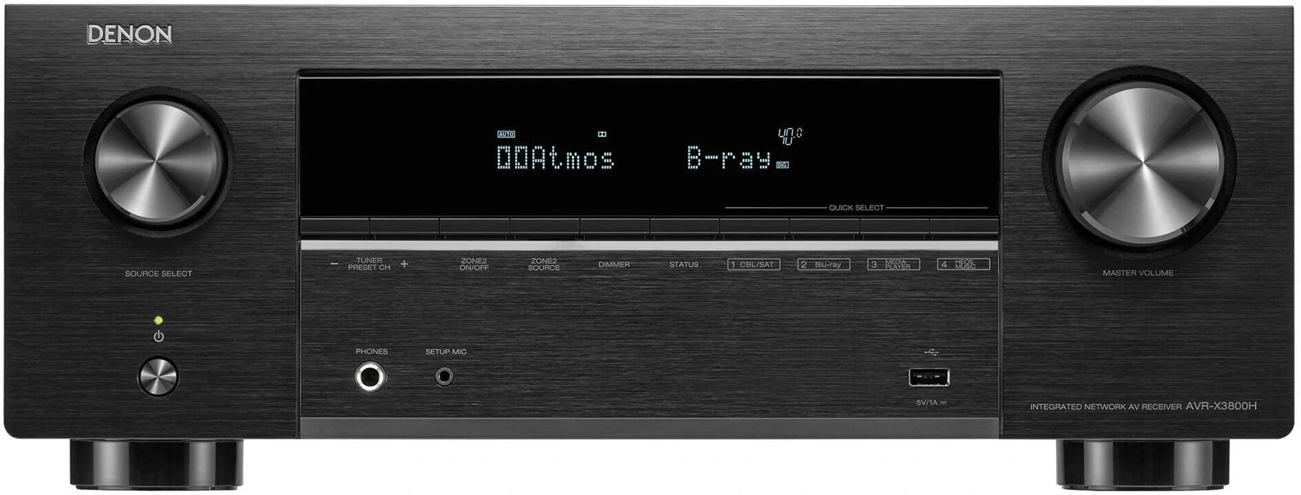 Ресивер AV Denon AVC-X3800H 9.2 черный - фото 4