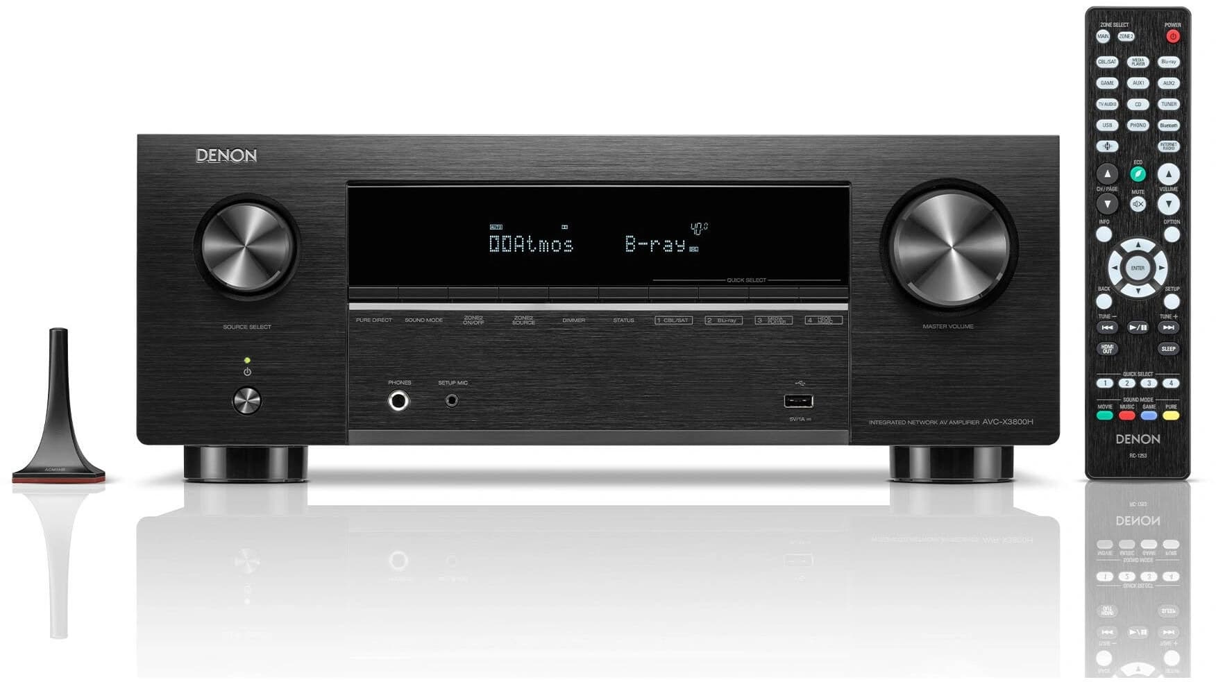 Ресивер AV Denon AVC-X3800H 9.2 черный - фото 4