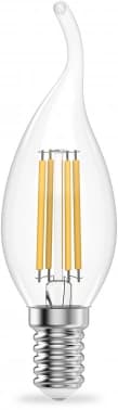 Лампа филам. Gauss Filament 8Вт цок.:E14 свеча 220B св.свеч.бел.теп. (упак.:10шт) (42118) - фото 5