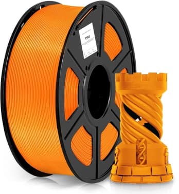 Пластик для принтера 3D Cactus CS-3D-TPU-0.8KG-ORANGE TPU d1.75мм 0.8кг L336м 1цв. - фото 2