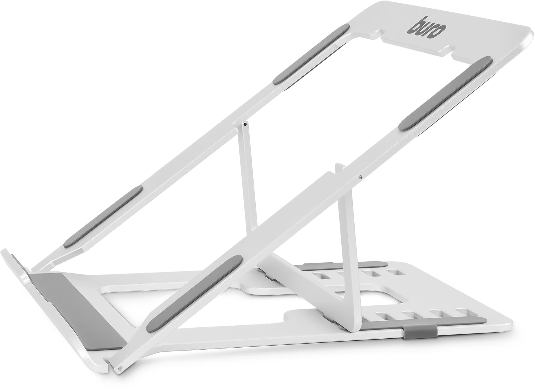 Подставка для ноутбука Buro BU-LS120 238x17x215мм 450г алюминий серебристый - фото 5