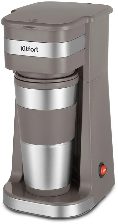 Кофеварка капельная Kitfort КТ-7316 750Вт коричневый/нержавеющая сталь