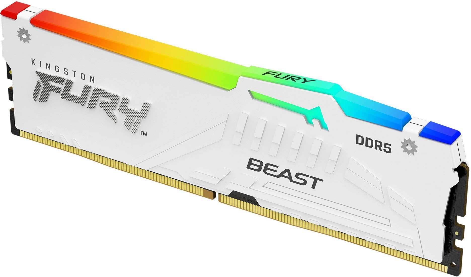 Память DDR5 32GB 6000MHz Kingston KF560C30BWEA-32 Fury Beast RGB RTL Gaming PC5-48000 CL30 DIMM 288-pin 1.4В kit single rank с радиатором Ret - фото 4