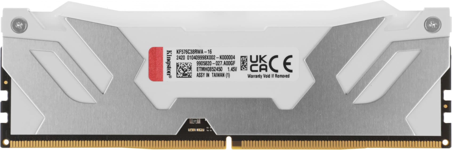 Память DDR5 16GB 7600MHz Kingston KF576C38RWA-16 Fury Renegade RGB RTL Gaming PC5-60800 CL38 DIMM 288-pin 1.45В single rank с радиатором Ret - фото 4