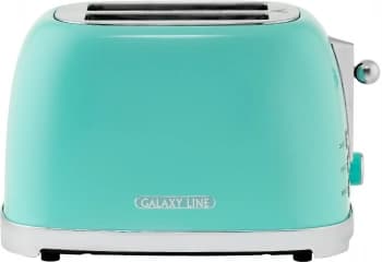 Тостер Galaxy Line GL 2917 900Вт бирюзовый - фото 2