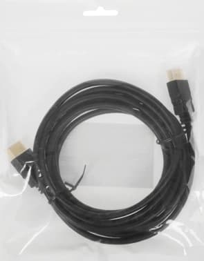 Кабель аудио-видео KingPrice KP-HDMI-v1.4-3m HDMI (m)/HDMI (m) 3м. позолоч.конт. черный - фото 2