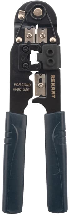 Инструмент обжимной Rexant HT-210N 12-3451 для RJ-45 черный - фото 5
