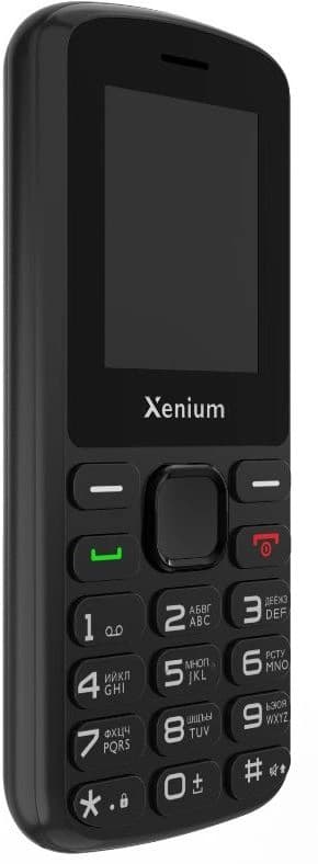 Мобильный телефон XENIUM X170 черный моноблок 2Sim 1.77" 128x160 Nucleus GSM900/1800 MP3 FM microSD max32Gb - фото 4