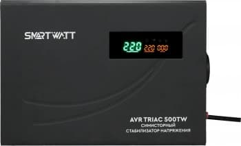 Стабилизатор напряжения Smartwatt AVR Triac 500TW 500ВА черный - фото 5