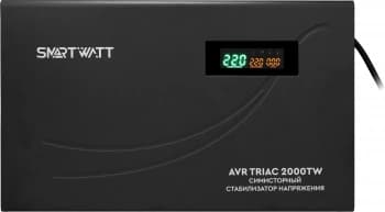 Стабилизатор напряжения Smartwatt AVR Triac 2000TW 2000ВА черный - фото 5