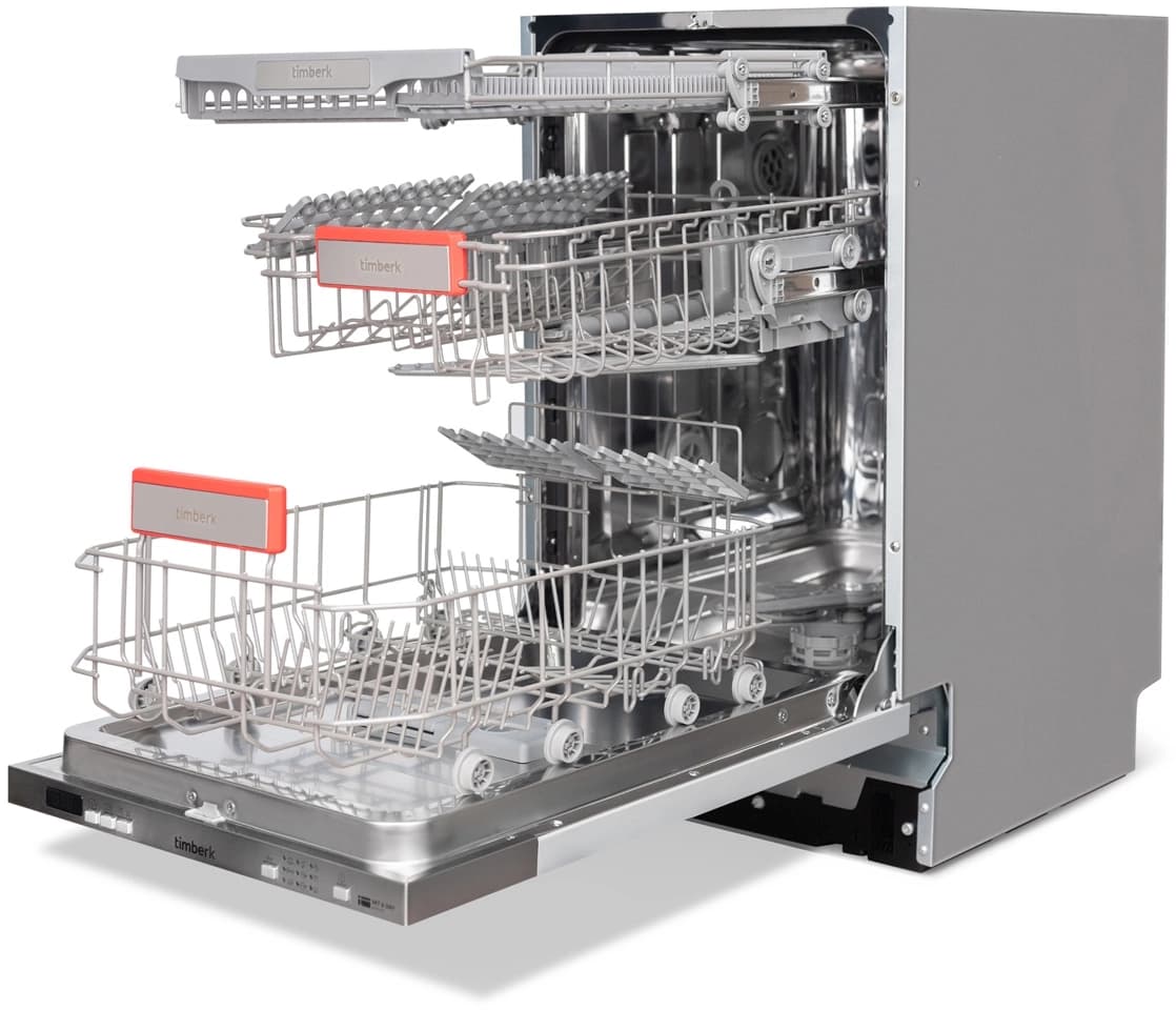 Посудомоечная машина Timberk Set&Dry T-DW45BI103 серебристый (узкая) - фото 3