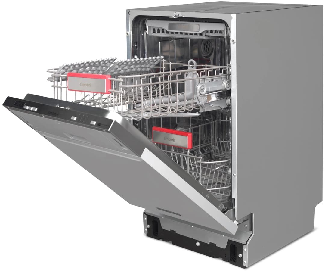 Посудомоечная машина Timberk Set&Dry T-DW45BI103 серебристый (узкая) - фото 5