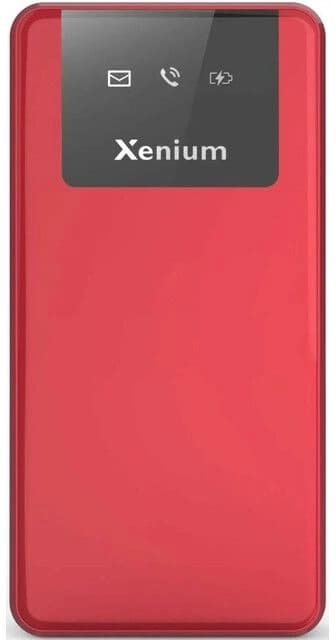 Мобильный телефон Xenium X600 красный раскладной 2Sim 2.4" 240x320 Nucleus 0.3Mpix GSM900/1800 MP3 FM microSD max32Gb - фото 3