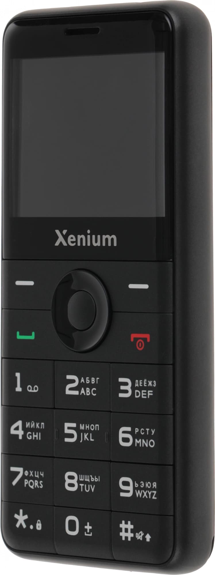 Мобильный телефон XENIUM X700 черный моноблок 2Sim 2.31" 240x320 Nucleus 0.3Mpix GSM900/1800 MP3 FM microSD max32Gb - фото 4