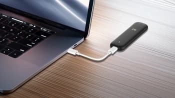 Модем 3G/4G ZTE F30Pro USB Wi-Fi VPN Firewall +Router внешний черный - фото 2