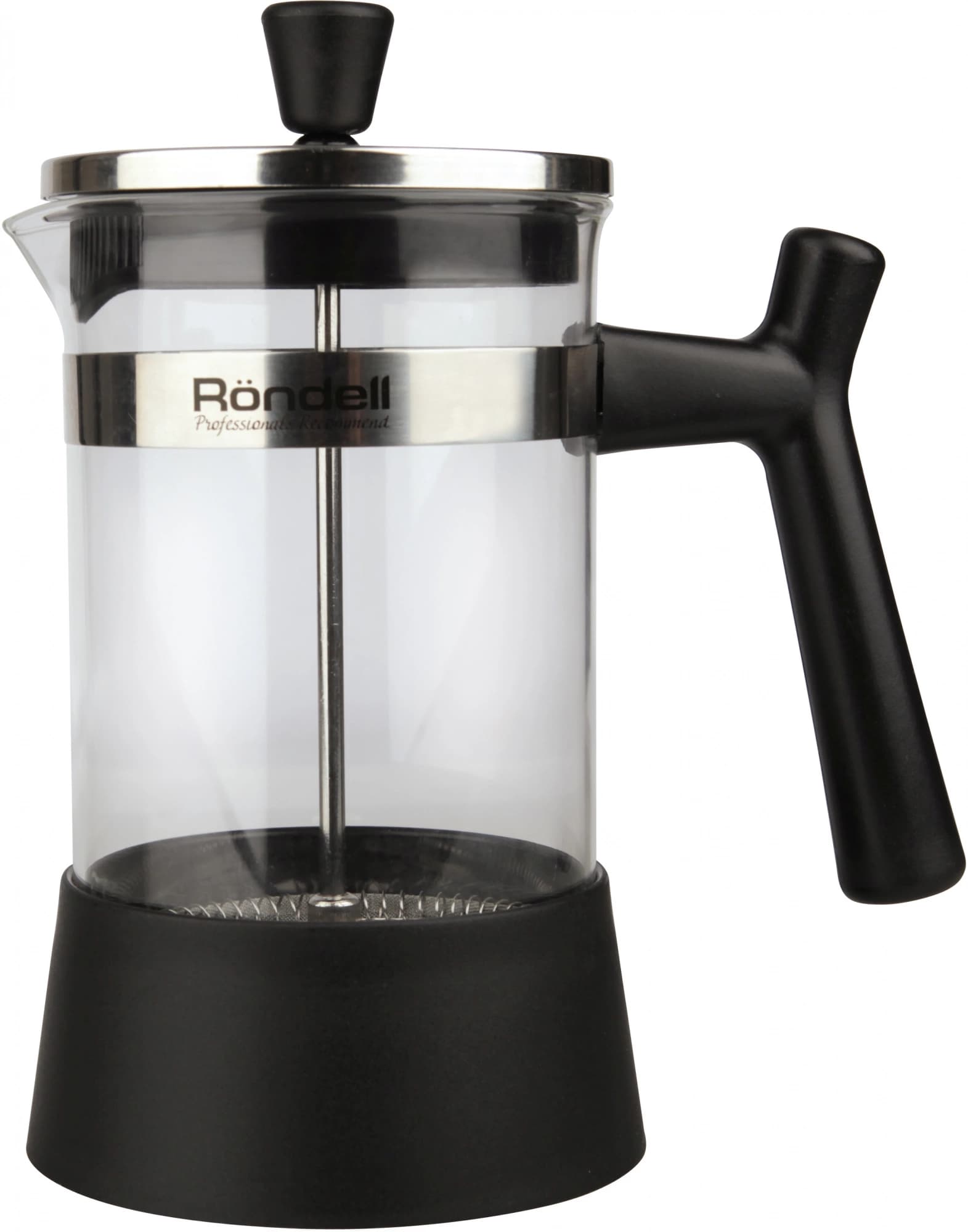 Френч-пресс Rondell Wonder RDS-426 0.6л черный/стальной