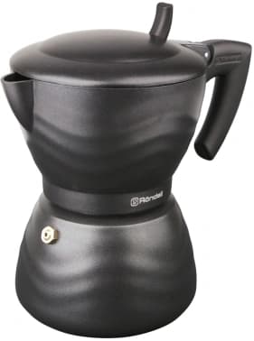 Кофеварка гейзерн. Rondell Walzer RDA-432 0.3л алюминий черный - фото 2