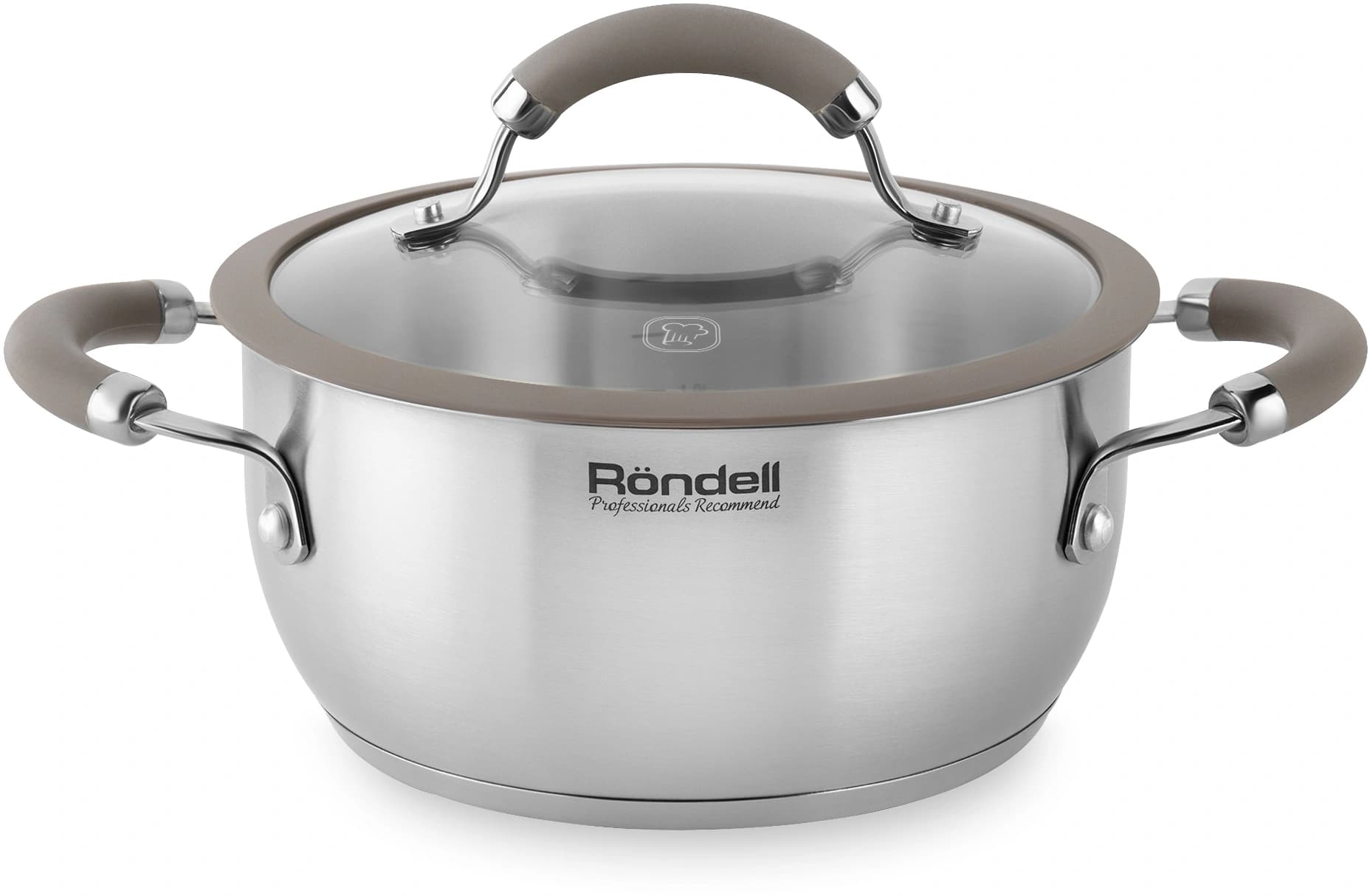 Кастрюля Rondell Balance RDS-755 5л. d=24см (с крышкой) стальной - фото 4