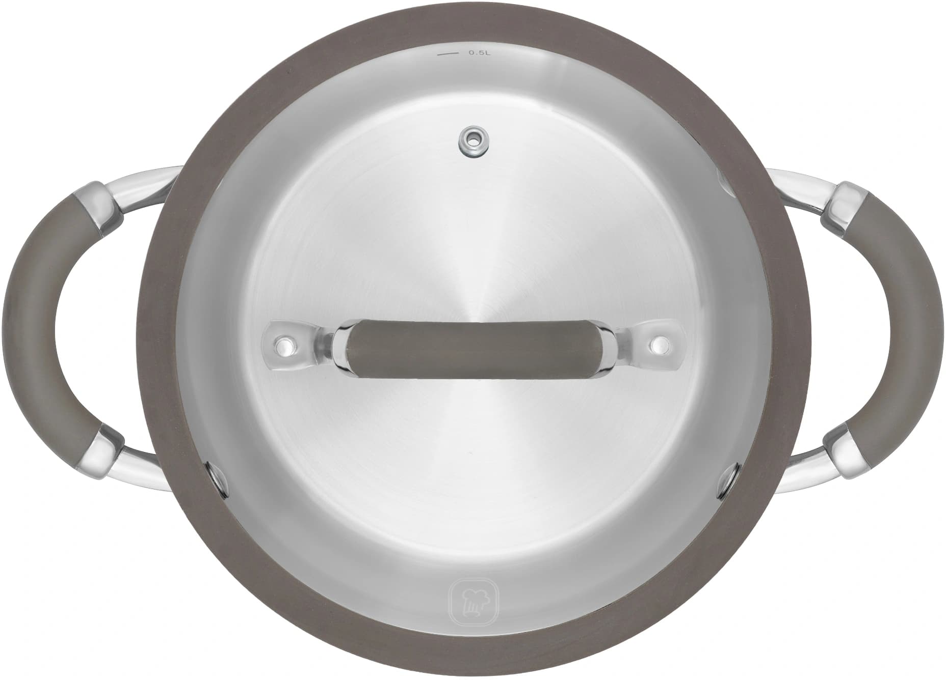 Кастрюля Rondell Balance RDS-755 5л. d=24см (с крышкой) стальной - фото 5
