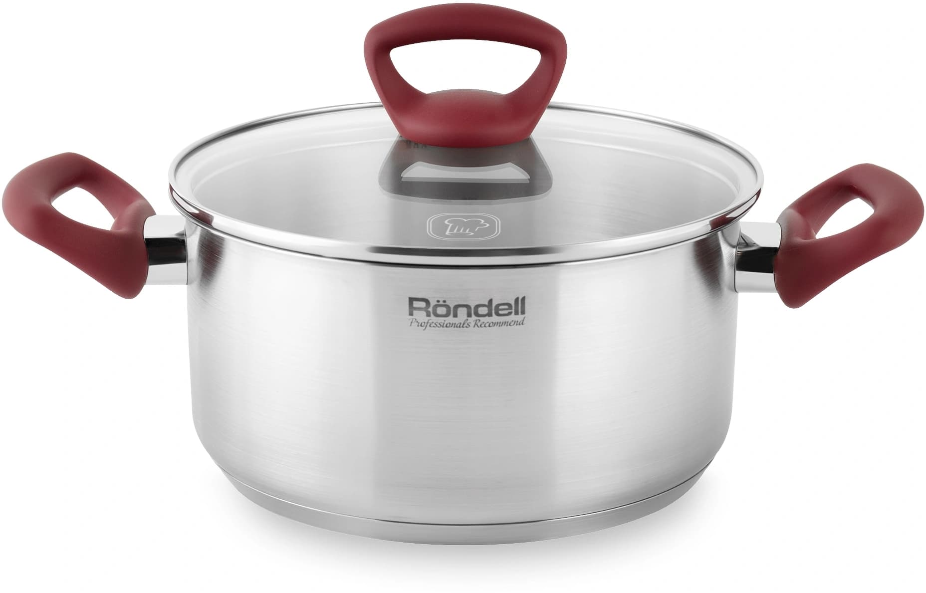 Кастрюля Rondell Heidi RDS-1114 4.8л. d=24см (с крышкой) стальной