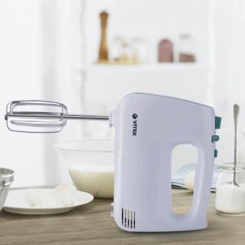 Миксер ручной Vitek VT-1490 600Вт белый/зеленый - фото 5