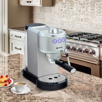 Кофеварка рожковая Vitek VT-1515 1350Вт серебристый - фото 5