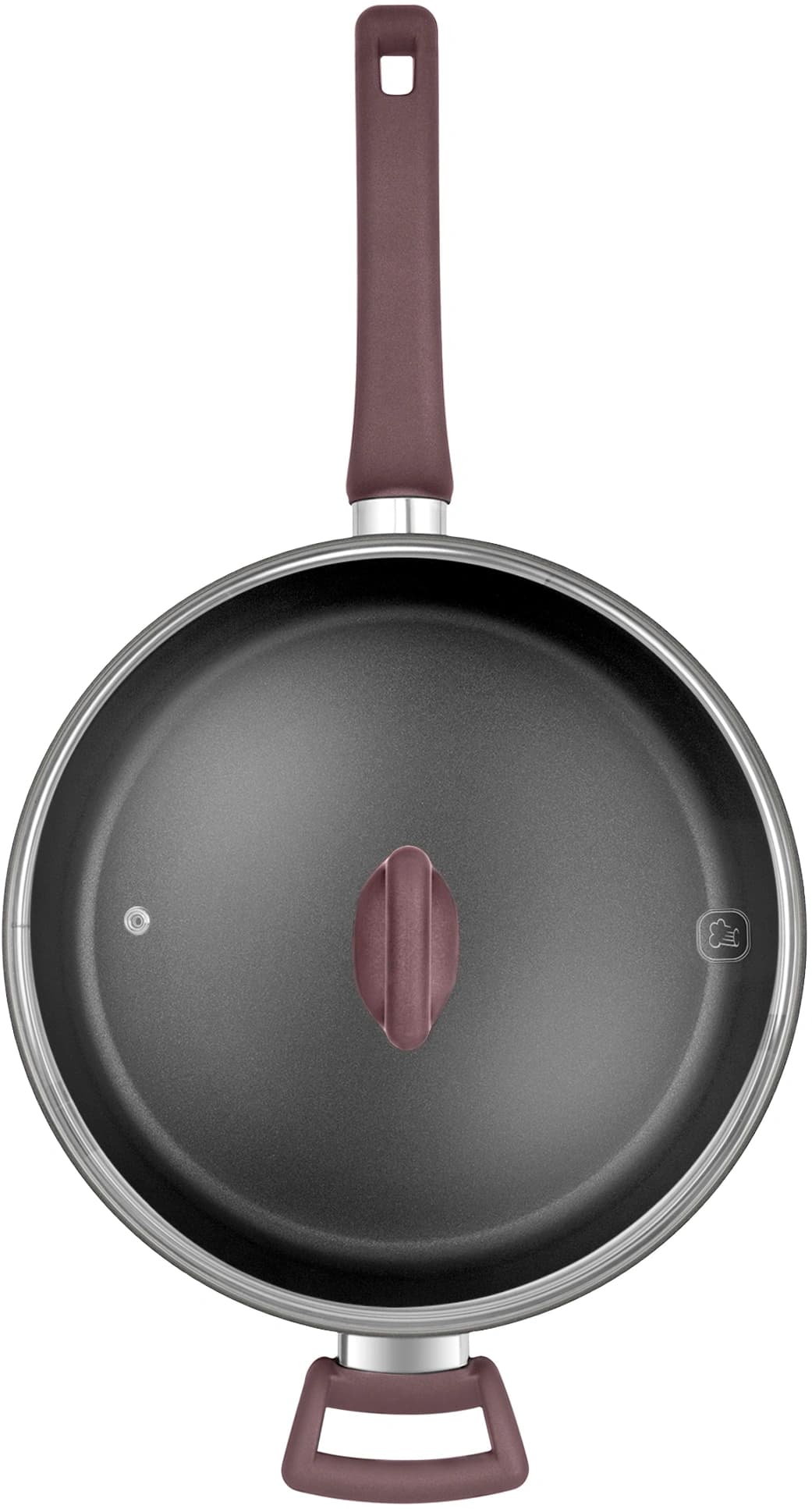 Сотейник Rondell Fest RDA-1526 4.0л. d=28см (с крышкой) черный - фото 5