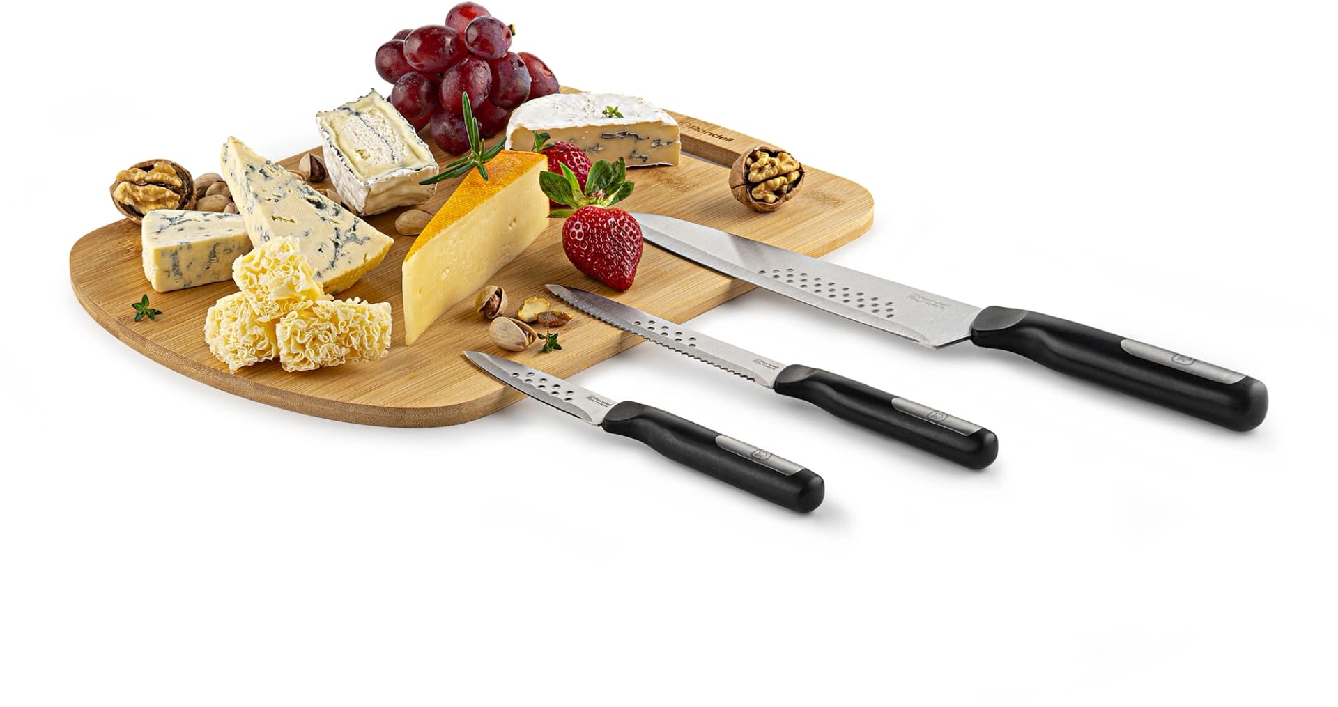 Набор ножей кухон. Rondell Bayoneta RD-1569 компл.:4предм. разд.дос. черный блистер - фото 5