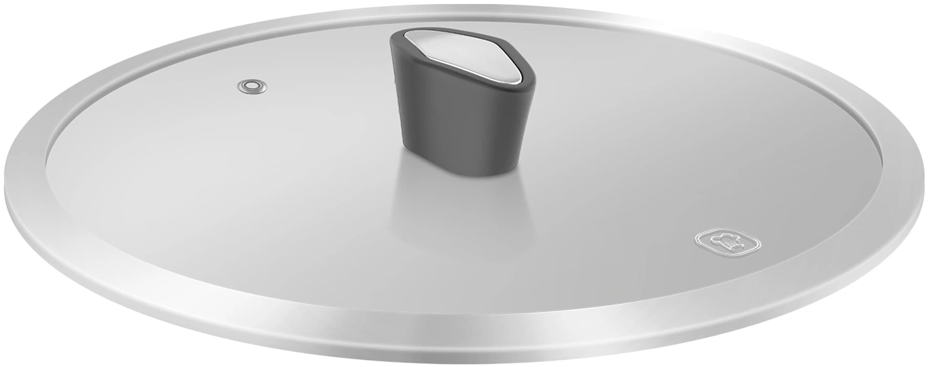 Крышка Rondell Stolz RDA-1783 d=20см крыш.прозрачный руч.черная - фото 3