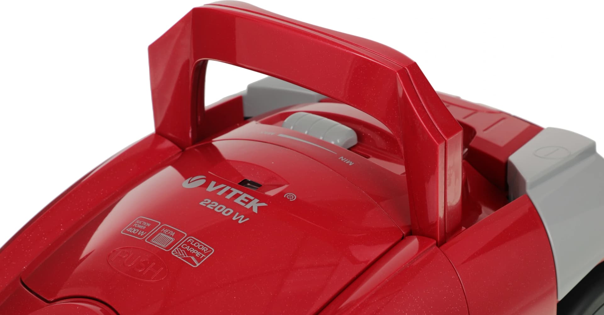 Пылесос Vitek VT-1820 1400Вт красный/черный (в компл.:4мешка) - фото 5
