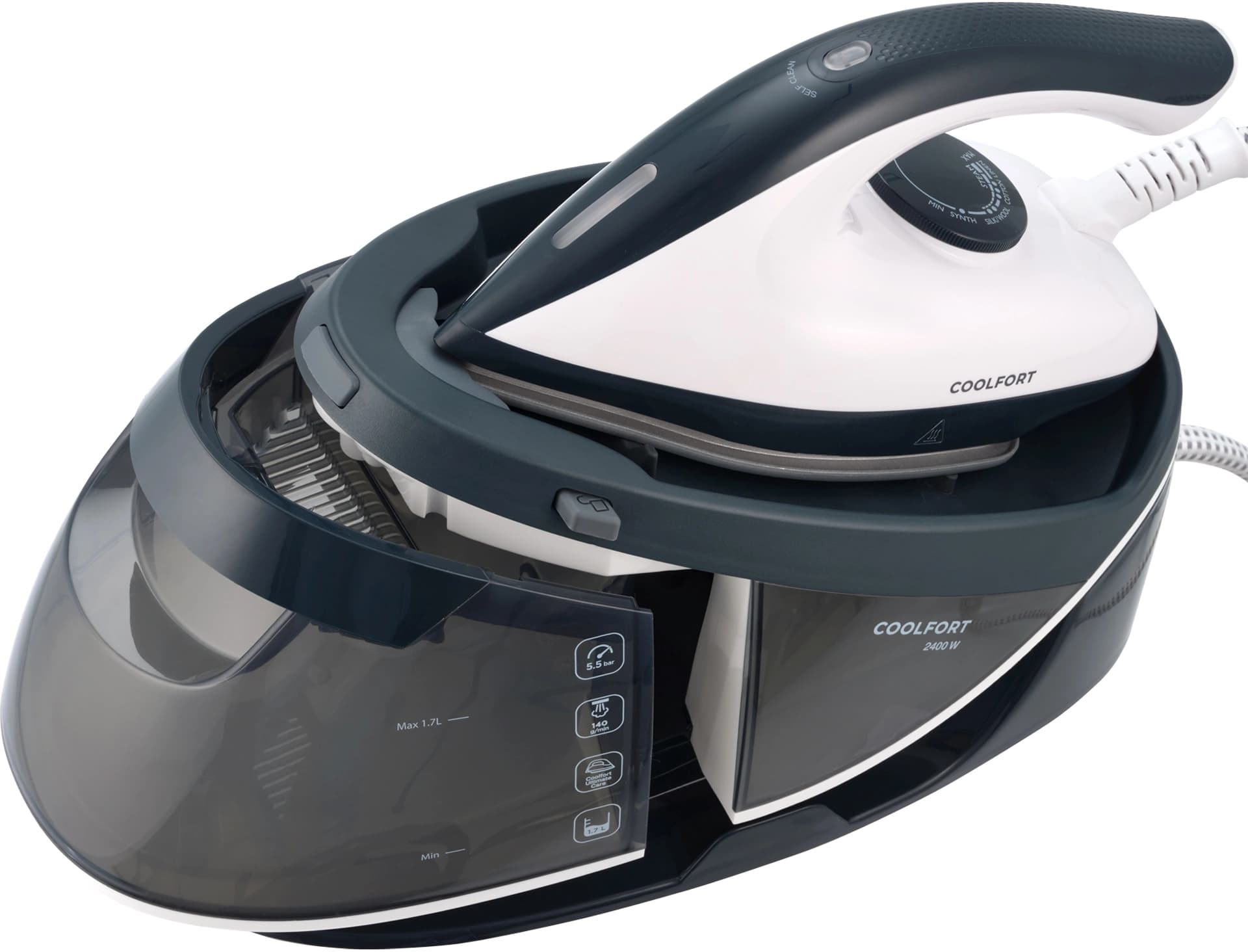 Парогенератор Coolfort CF-3420 2400Вт белый/серый - фото 5