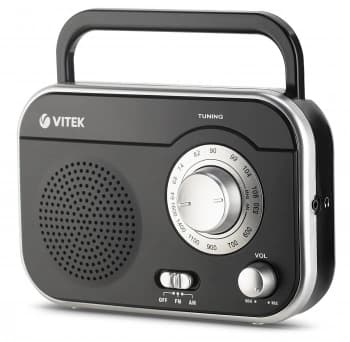Радиоприемник настольный Vitek VT-3593 черный - фото 5