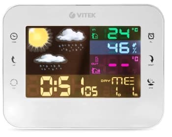 Погодная станция Vitek VT-6412 черный - фото 5